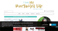 Desktop Screenshot of ilovemydisorganizedlife.com
