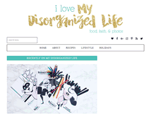 Tablet Screenshot of ilovemydisorganizedlife.com